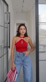 Red Sleeveless Top - Image 2