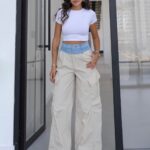 Beige Cargo Pants