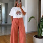 Pink Graphic Jeans