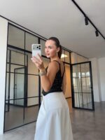 Black Knit Tank Top - Image 3