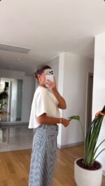White Boxy Cropped Summer Top - Image 2