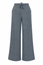 Gray Knit Loungewear Set for Women - Image 2