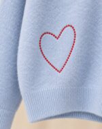 Aphrodite Light Blue Heart Sweater - Image 2