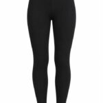 Black High Waist Stirrup Leggings