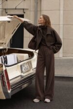 Brown Corduroy Wide Leg Pants - Image 3