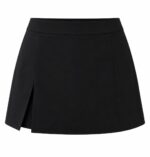 Black Mini Skirt With Side Slit