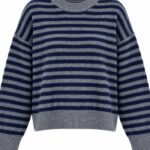 Navy Striped Sweater