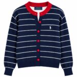 Polo Ralph Lauren Striped Navy Cardigan