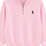 Ralph Lauren Pink Quarter Zip Sweatshirt