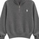 Ralph Lauren Grey Quarter Zip Sweatshirt