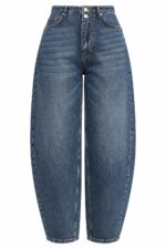 High Waist Blue Balloon Jeans