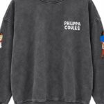 Philippa Coules Charcoal Graphic Sweatshirt