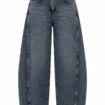 Wide Leg High Waist Blue Jeans