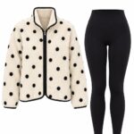 Polka Dot Sherpa Jacket