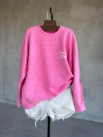 Philippa Coules Pink Graphic Sweatshirt - Image 2