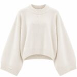 Oversized Cream Knit Sweater