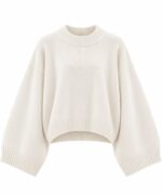 Oversized Cream Knit Sweater